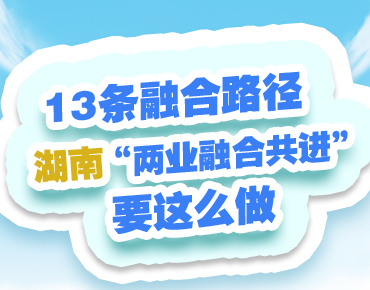 政策簡讀丨13條融合路徑 湖南“兩業(yè)融合...